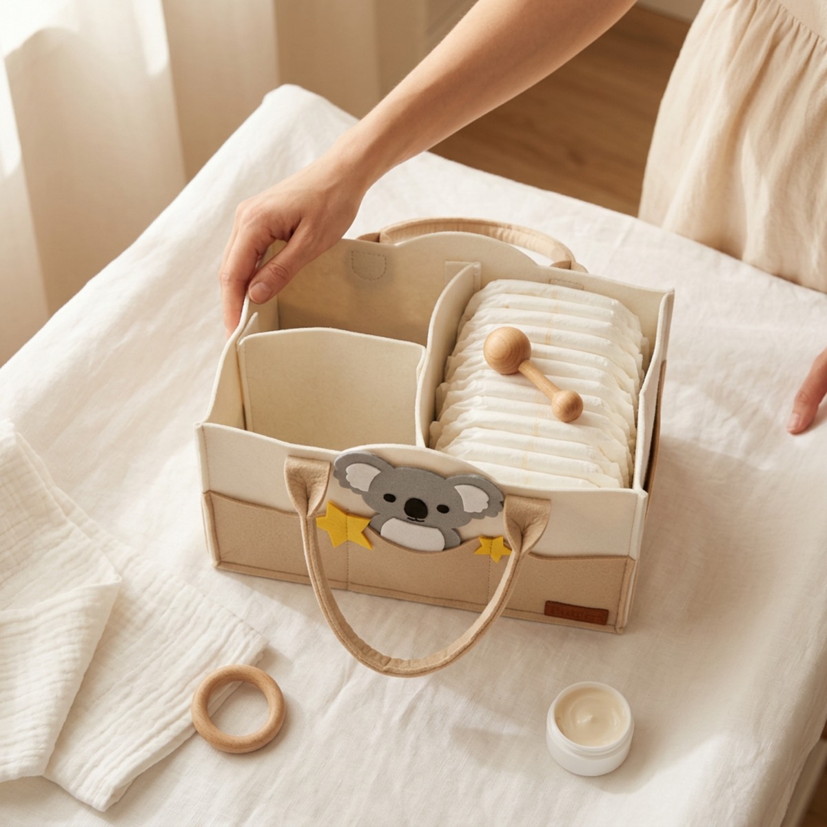 The Koala™ Nappy Caddy