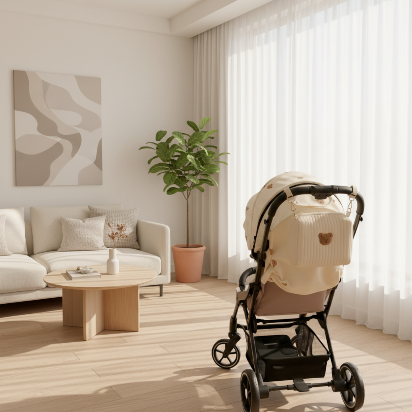 BearHug™ Quilted Pram Caddy