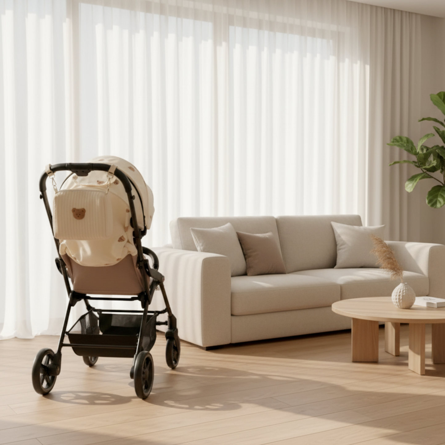 BearHug™ Quilted Pram Caddy