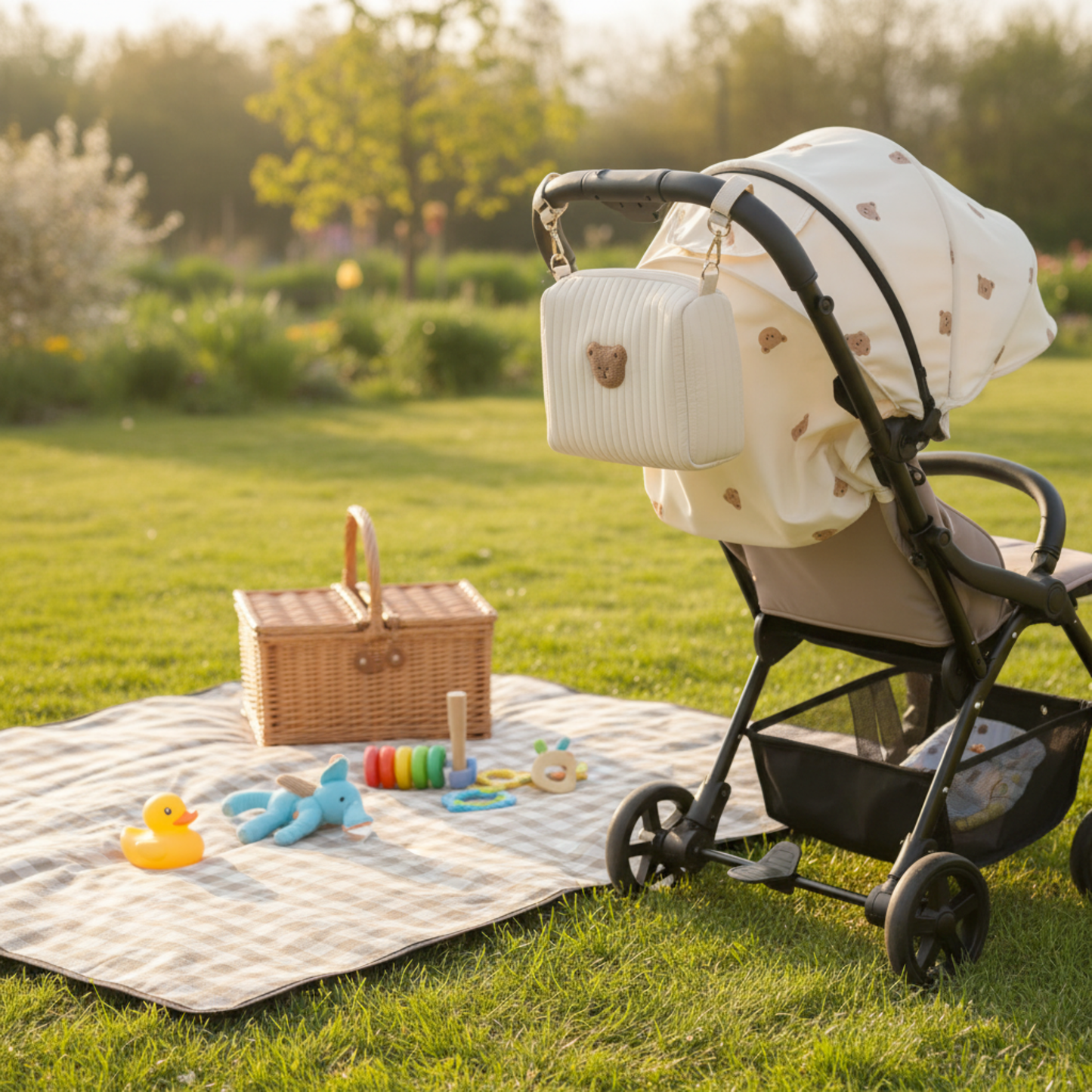BearHug™ Quilted Pram Caddy